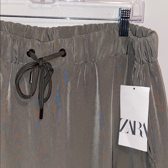NWT Zara Olive Green joggers Size XXL - Picture 5 of 11